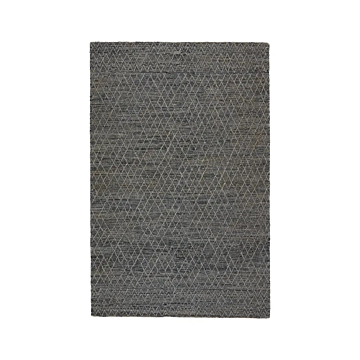 Jaipur Living Morse Natural Geometric Gray/ Dark Blue Area Rug