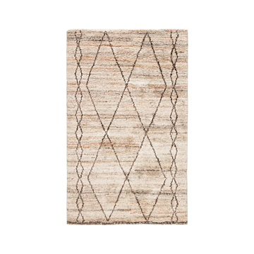 Jaipur Living Murano Hand-Knotted Trellis Tan Brown Area Rug