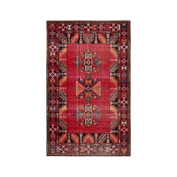 Jaipur Living Paloma Indoor/ Outdoor Tribal Red/ Black Area Rug