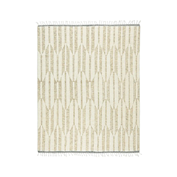 Jaipur Living Quest Hand-Knotted Geometric Beige Ivory Area Rug