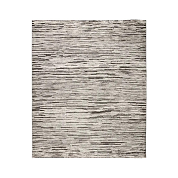 Jaipur Living Ramsay Hand-Knotted Striped Dark Gray Ivory Area Rug 