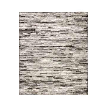 Jaipur Living Ramsay Hand-Knotted Striped Dark Gray Ivory Area Rug 