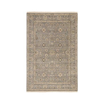 Jaipur Living Riverton Hand-Knotted Medallion Gray/ Tan Area Rug