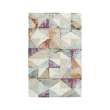 Jaipur Living Ruban Handmade Geometric Purple Beige Area Rug