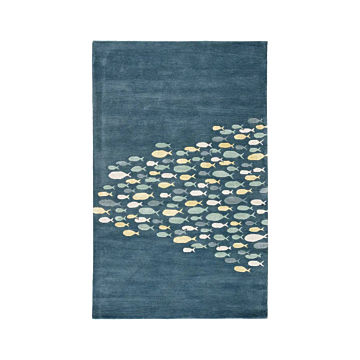 Jaipur Living Schooled Handmade Animal Blue/ Gray Area Rug