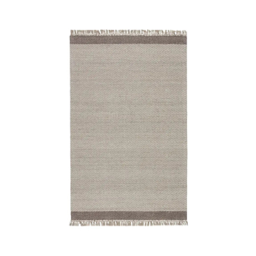 Jaipur Living Sunday Handmade Bordered Light Gray/ Ivory Area Rug