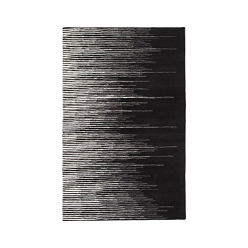 Jaipur Living Tabo Handmade Striped Black/ Cream Area Rug