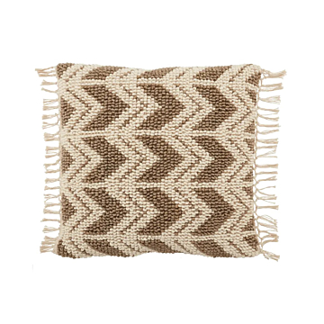 Jaipur Living Takeo Chevron Olive/ Ivory Pillow 22 inch