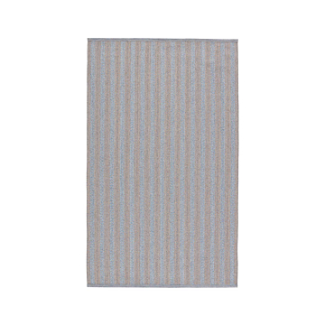 Jaipur Living Topsail Indoor/ Outdoor Striped Light Blue/ Taupe Area Rug