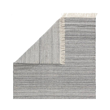 Jaipur Living Torre Indoor/ Outdoor Solid Gray/ Cream Area Rug