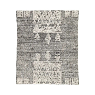 Jaipur Living Torsby Hand-Knotted Geometric Black Ivory Area Rug 