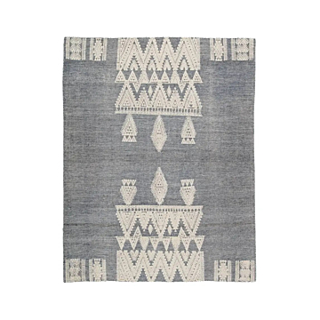 Jaipur Living Torsby Hand-Knotted Tribal Blue Ivory Area Rug 