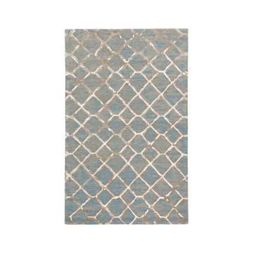 Jaipur Living Totten Handmade Trellis Blue/ Cream Area Rug