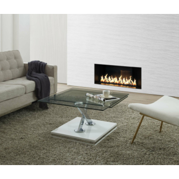Jax Coffee Table, White High Gloss Base | Creative Furniture