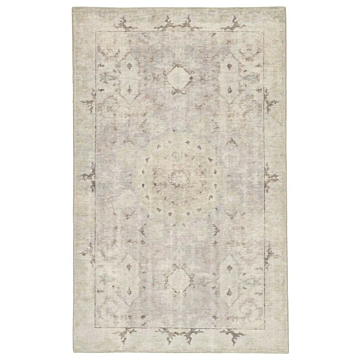 Jaipur Living Modify Hand-Knotted Medallion Gray Blue Round Area Rug