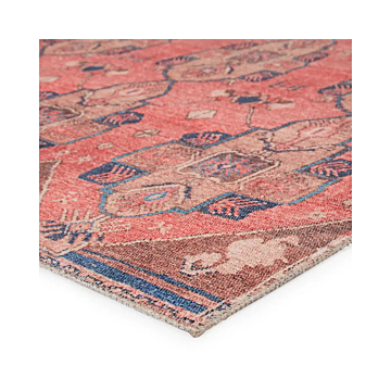 Vibe by Jaipur Living Lani Medallion Pink Blue Runner Rug