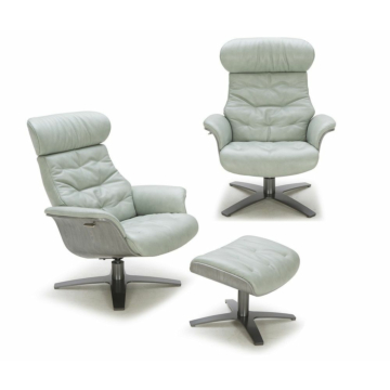 Karma Lounge Chair in Mint Green by J & M Furniture, $1,965.00, J & M Furniture, Green