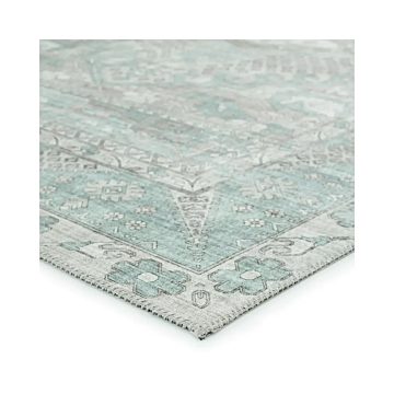 Nikki Chu by Jaipur Living Issa Medallion Light Blue Light Gray Area Rug