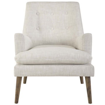 Modway Leisure Upholstered Lounge Chair-Beige