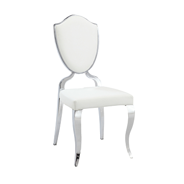 Chintaly Letty Side Chair, White