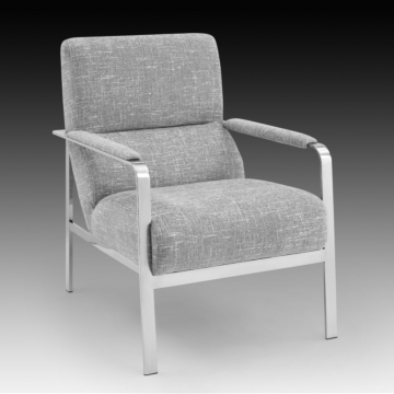 Lia Accent Chair, Light Gray | Creative Furniture