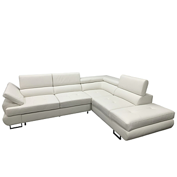 Cortex LUTON Leather Sectional Sleeper Sofa