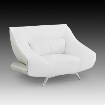 Madrid Modern Armchair, White-Grey | Creative Furniture