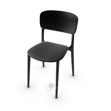 Calligaris Liberty Polypropylene Stackable Chair Suitable For Outdoor Use