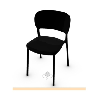 Calligaris Sneak Self-skinning Polyurethane Chair
