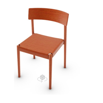 Calligaris Scandia Wooden Chair