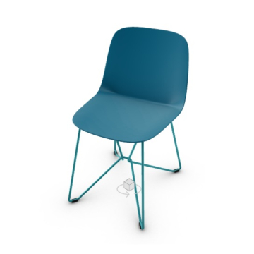 Calligaris Vela Chair With Metal Base