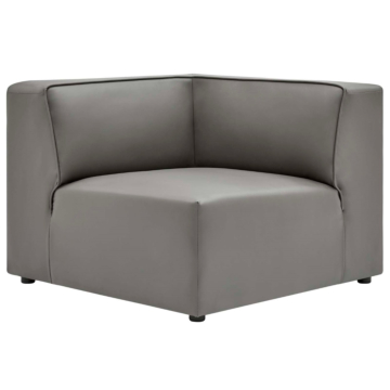 Modway Mingle Vegan Leather Corner Chair