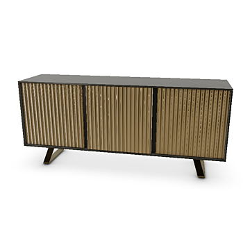 Calligaris Secret 3 Door Wooden Sideboard