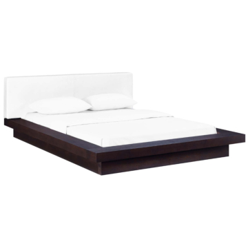 Modway Freja Vinyl Platform Bed, Queen