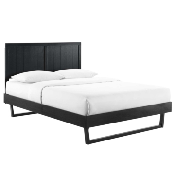 Modway Alana Wood Platform Bed With Angular Frame