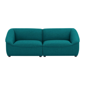 Modway Comprise 2-Piece Loveseat-Teal
