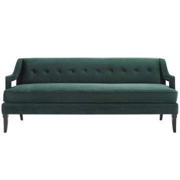 Modway Concur Button Tufted Performance Velvet Sofa-Green