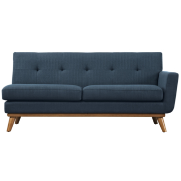 Modway Engage Right-Arm Upholstered Fabric Loveseat-Azure