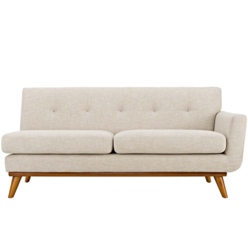 Modway Engage Right-Arm Upholstered Fabric Loveseat-Beige