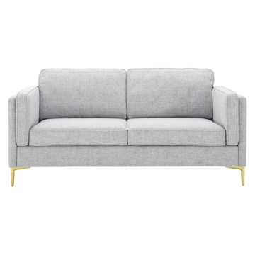 Modway Kaiya Fabric Sofa-Light Gray