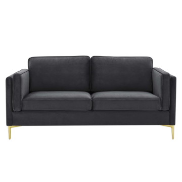 Modway Kaiya Performance Velvet Sofa-Charcoal