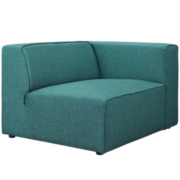 Modway Mingle Fabric Right-Facing Sofa-Teal