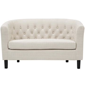 Modway Prospect Upholstered Fabric Loveseat-Beige