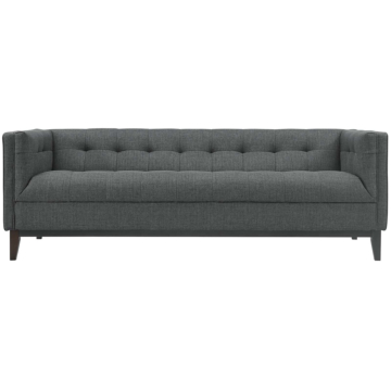 Modway Serve Upholstered Fabric Sofa-Gray
