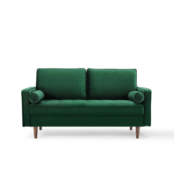 Modway Valour Performance Velvet Loveseat-Green