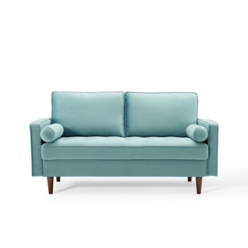 Modway Valour Performance Velvet Loveseat-Mint