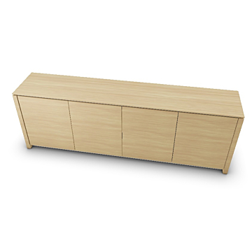 Calligaris Mag 4 Door Wooden Sideboard