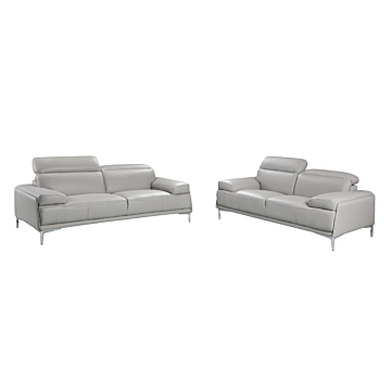  Nicolo Sofa Set-Light Gray