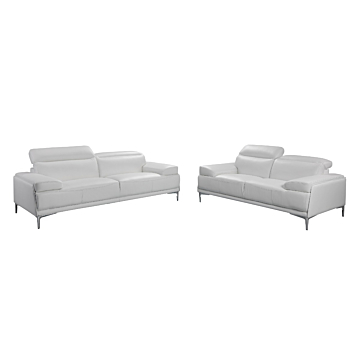  Nicolo Sofa Set-White