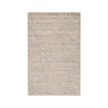 Nikki Chu by Jaipur Living Avondale Handmade Abstract White/ Gray Area Rug